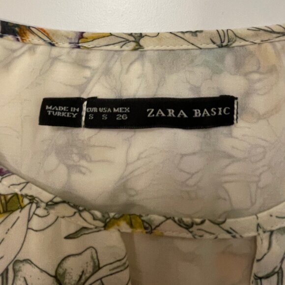 ZARA BASIC Floral Print Summer Dress - Picture 2 of 4
